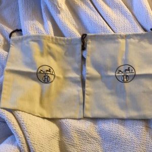 Lot of 2 Hermes dust bag